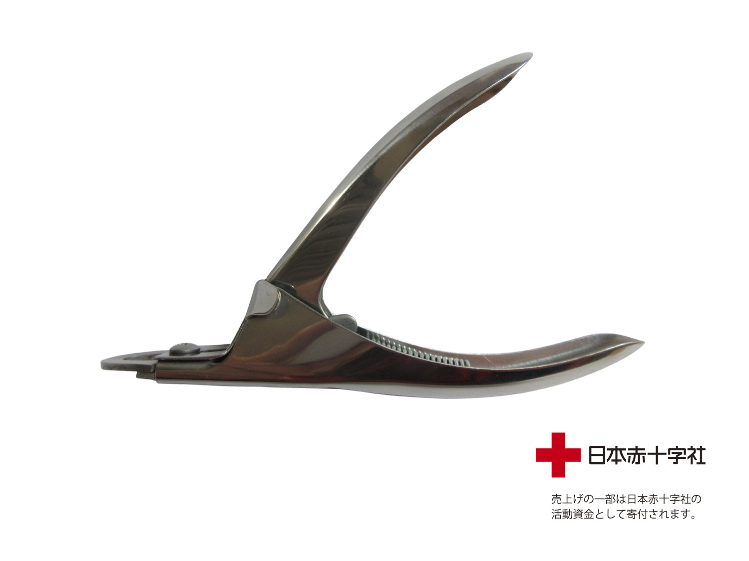 ギロチンタイプの爪切り　シルバー