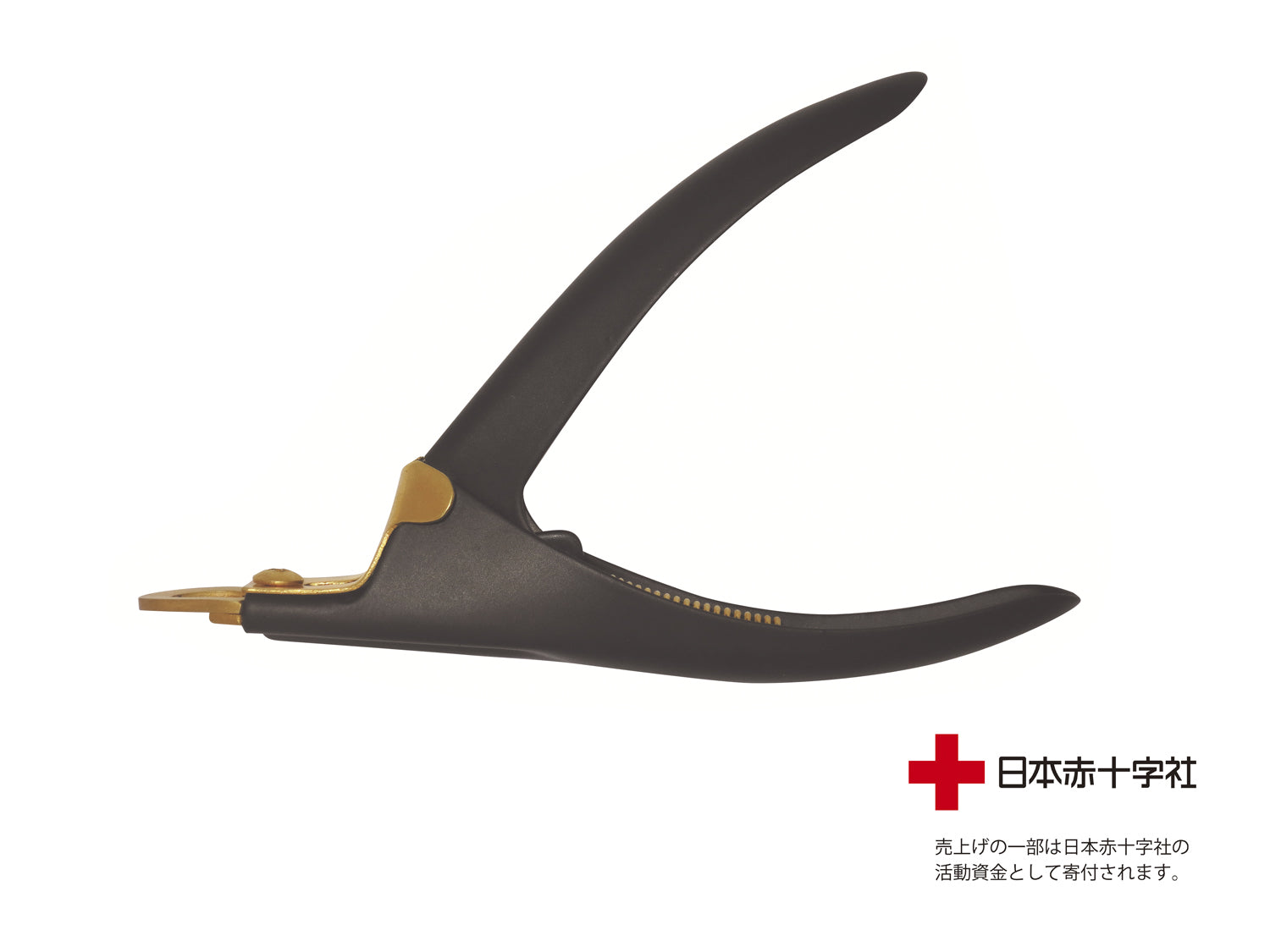 ギロチンタイプの爪切り　ブラック